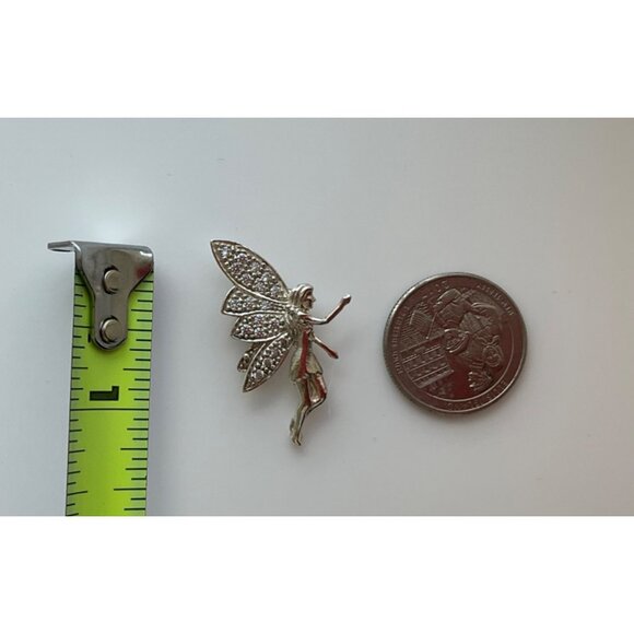 New no tags Fairy Pendant sterling silver .925 handcrafted Artisan Made - Picture 2 of 6